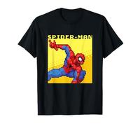 Marvel Cosmic Invasion Spider-Man Retro Pixel Graphics T-Shirt