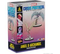 ATOMIC MASS GAMES | Marvel Crisis Protocol: Angel & Archangel | Miniatures Board Game | Ages 14+ | 2 Players | 60+ Minutes Playing Time