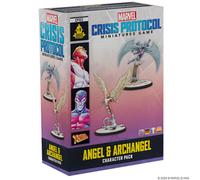 ATOMIC MASS GAMES | Marvel Crisis Protocol: Angel & Archangel | Miniatures Board Game | Ages 14+ | 2 Players | 60+ Minutes Playing Time
