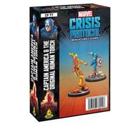 Atomic Mass Games Captain America Human Torch Mcp: & The Original Figure Multicolor