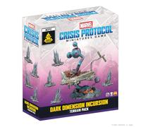 Marvel Crisis Protocol Dark Dimension Incursion Terrain Pack - 5 Sculpted Terrain Pieces & One-Shot Card - Tabletop Miniatures Game Expansion