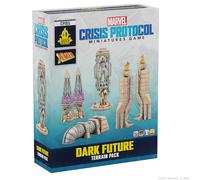 Atomic Mass Games | Marvel Crisis Protocol: Dark Future Terrain Pack | Miniatures Expansion | Ages 14+ | 2 Players | 90 Minutes Playing Time