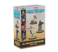 Asmodee | Marvel: Crisis Protocol - Silk, Spider-Ham & Spider-Noir | Board Game Expansion | Ages 14+ | 2 Players | 45+ Minutes Playing Time