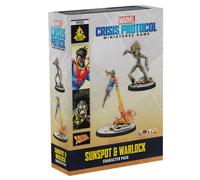 Atomic Mass Games Marvel: Crisis Protocol Character Pack - Sunspot & Warlock (CP153) - Tabletop Game - 168+ - 2 Players - 2020