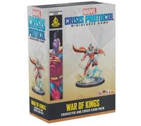 Atomic Mass Games, Marvel: Crisis Protocol - War of Kings, Character and Crisis Pack Expansion, Tabletop, 2 Players, Ages 14+, 90-120 Minutes, German, Multilingual