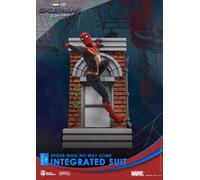 Beast Kingdom Spider-Man: No Way Home: Integrated Suit DS-101 D-Stage Diorama Statue,Multicolor