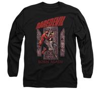 Marvel Daredevil Born Again Comic Cover Unisex Long Sleeve T Shirt, Black, XXL