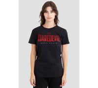 Marvel Women's Daredevil Born Again Logo T-Shirt, Black | Size: Large Marvel Black L