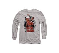 Marvel Daredevil Born Again Matt Murdock Graffiti Unisex Long Sleeve T Shirt, Heather Grey, XXL