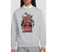 Marvel Daredevil Born Again Matt Murdock Graffiti Sweatshirt, Heather Grey | Size: Medium Marvel Grey M