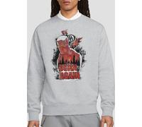 Marvel Daredevil Born Again Matt Murdock Graffiti Sweatshirt, Heather Grey | Size: 2XL Marvel Grey 2XL