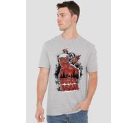 Marvel Daredevil Born Again Matt Murdock Graffiti T-Shirt, Heather Grey | Size: 5XL Marvel Grey 5XL