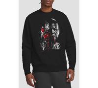 Marvel Daredevil Born Again Mayor Fisk Faces The Devil Sweatshirt, Black Black S