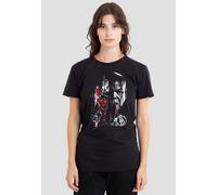 Marvel Women's Daredevil Born Again Mayor Fisk Faces The Devil T-Shirt, Black | Size: Large Marvel Black L