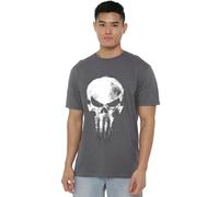 Marvel Daredevil Born Again Skull The Punisher Returns Unisex T Shirt, Light Graphite, XL
