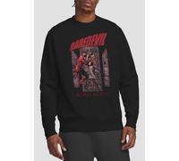 Marvel Daredevil Born Again The Punisher Graffiti Sweatshirt, Black Black M
