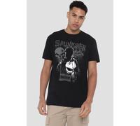 Marvel Daredevil Born Again The Punisher Graffiti T-Shirt, Black Black XXL