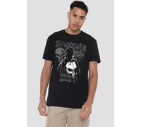 Marvel Daredevil Born Again The Punisher Graffiti T-Shirt, Black | Size: 2XL Marvel Black 2XL