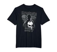 Marvel Daredevil Born Again The Punisher Graffiti T-Shirt, Men's Big and Tall, Black, 3X Tall