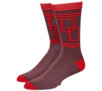 Marvel Daredevil Double D Symbol Crew Socks