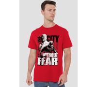 Marvel Daredevil Murdock Kingpin City Without Fear T-Shirt, Red | Size: 2XL Marvel Red 2XL