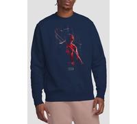 Marvel Daredevil Rain Sweatshirt In Navy Navy