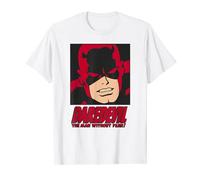 Marvel Daredevil The Man Without Fear Comic Face T-Shirt