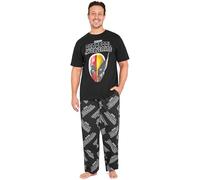 Marvel Deadpool and Wolverine Mens Pyjama Set, Soft Comfortable PJs Loungewear - Gifts for Men (Black Deadpool Wolverine, 3XL)