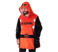 Marvel Deadpool Blanket Hoodie | Unisex Multicoloured | Officially Licensed Merch | Multi One Size