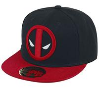 Marvel Deadpool Cap Snapback Black Onesize
