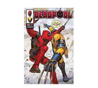 Marvel Deadpool Comic Book Cover Unisex T-Shirt - White - 3XL