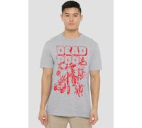 Marvel Deadpool Corps Red Attack T Shirt, Athletic Heather In Light Grey Light Grey