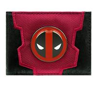 Marvel Deadpool Deadpool Mutant Mercenary Suit Up Red ID and Card Bi-Fold Wallet, One Size