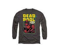 Marvel Deadpool - Do It For Deadpool Long Sleeve T-Shirt, Light Graphite In Light Grey Light Grey XL