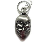 Marvel Deadpool Head Pewter Key Ring