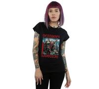 Marvel Deadpool Here Lies Deadpool Cotton T-Shirt In Black Black