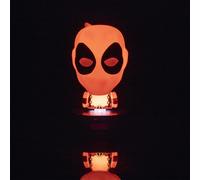 Deadpool Officially Licensed Disney Marvel 3D Icon Light for Office, Gaming Room, Bedroom Marvel Fan Gift Decor and Accessory Night Light | Paladone, Red