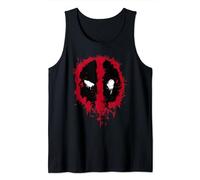 Marvel Deadpool Paint Splatter Logo Tank Top