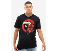 Marvel Deadpool Peekaboo Mens T-Shirt Black Deadpool Black S