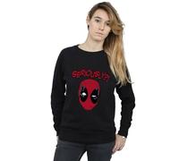 Marvel Deadpool Seriously Sweatshirt In Black Black