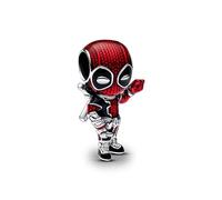 Marvel Deadpool sterling silver charm with red and black enamel