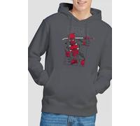Marvel Deadpool Sword Hoodie in Grey | Size: Medium Marvel Grey M