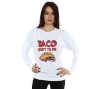 Marvel Women's Deadpool Taco Dirty To Me Sweatshirt in White | Size: 2XL Marvel White 2XL