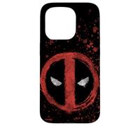 Marvel Deadpool Wade Wilson Icon Paint Splatter Case for iPhone 15 Pro