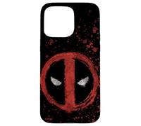 Marvel Deadpool Wade Wilson Icon Paint Splatter Case for iPhone 15 Pro Max