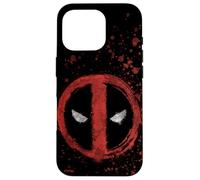 Marvel Deadpool Wade Wilson Icon Paint Splatter Case for iPhone 16 Pro
