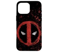 Marvel Deadpool Wade Wilson Icon Paint Splatter Case for iPhone 16 Pro Max