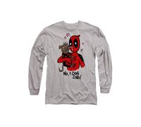 Marvel Wolverine Deadpool Dogpool No.1 Dog Dad T Shirt, Heather Grey, S