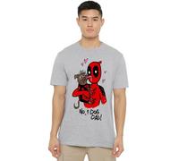 Marvel Wolverine Deadpool Dogpool No.1 Dog Dad T Shirt, Heather Grey, M