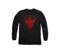 Marvel Deadpool Wolverine Give The People Deadpool Long Sleeve T-Shirt, Black Black XXL